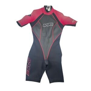 Bare Aqualite Spring Wetsuit Shorty Girls Youth 11–12 Pink Black‎ Swim Surf